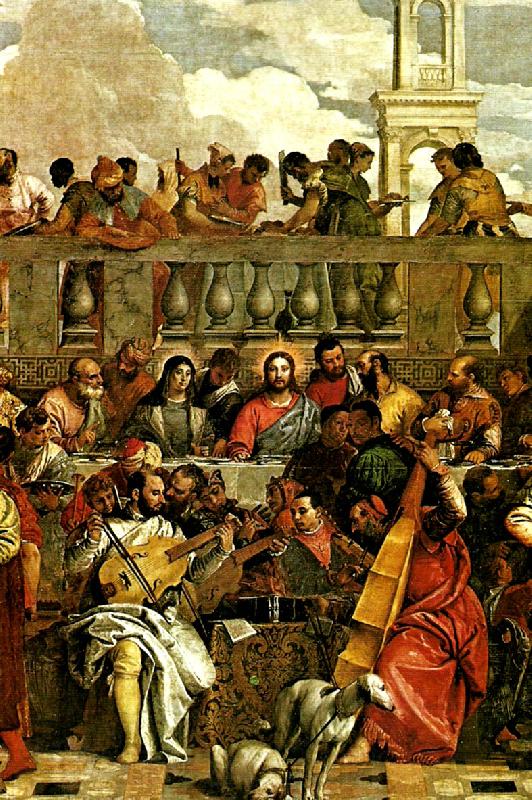 Paolo  Veronese details of marriage feast at cana France oil painting art